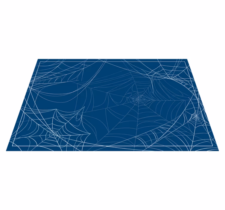 Halloween placemats spooky spiderweb design - TenStickers