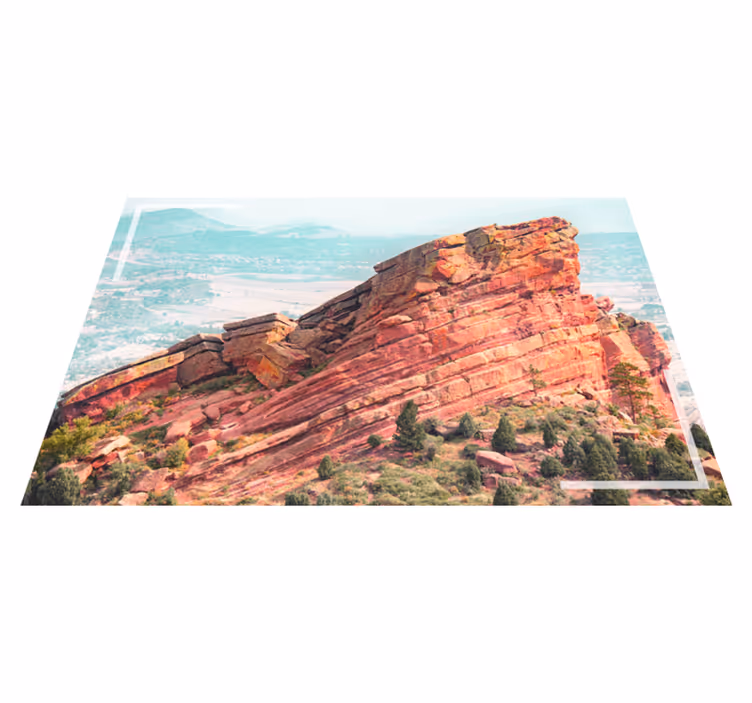 Modern placemats inspired by majestic rock formations - TenStickers