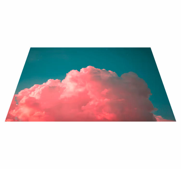 Modern placemats pink cloud blush - TenStickers