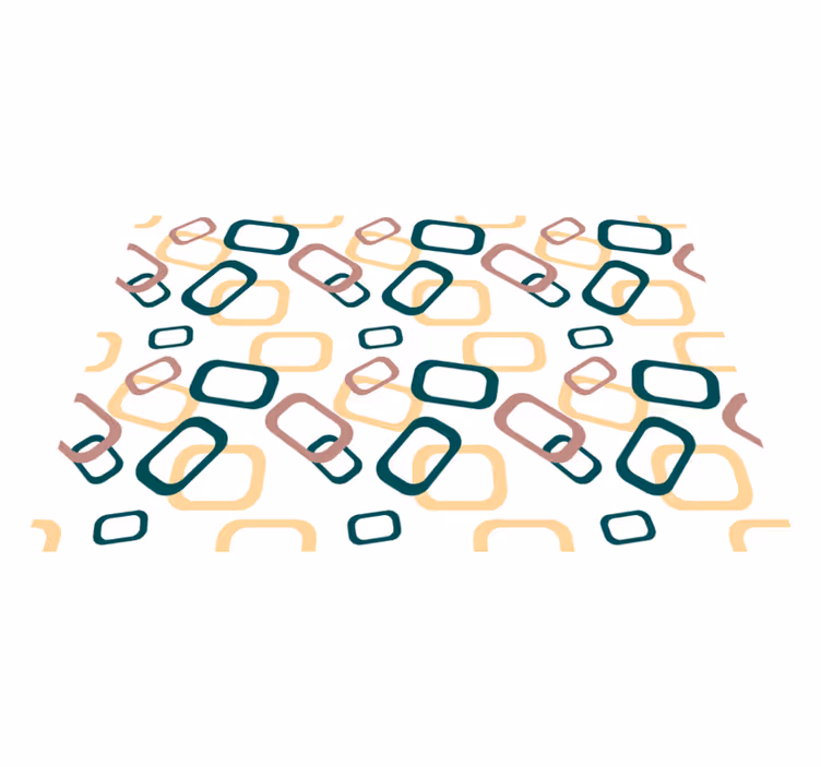 Abstract irregular forms original placemats - TenStickers