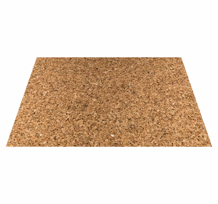 Cork texture tablecloth placemats with textures - TenStickers