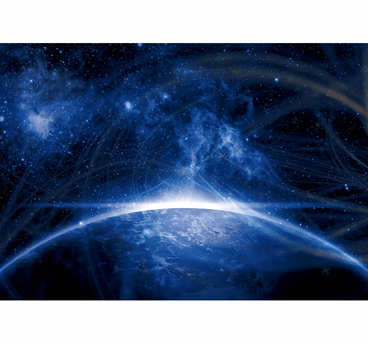 Celestial Horizon View space wall mural - TenStickers