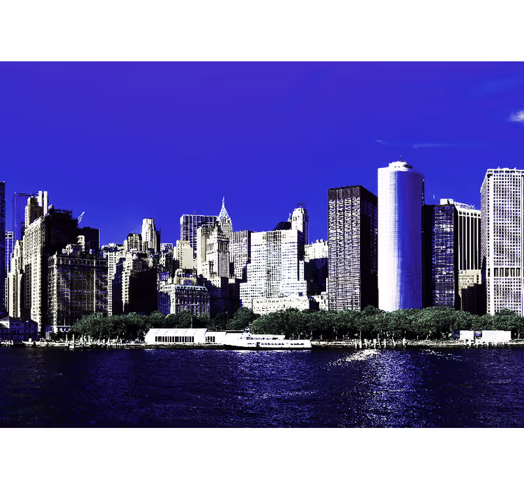 Wall mural new york skyline art decor - TenStickers