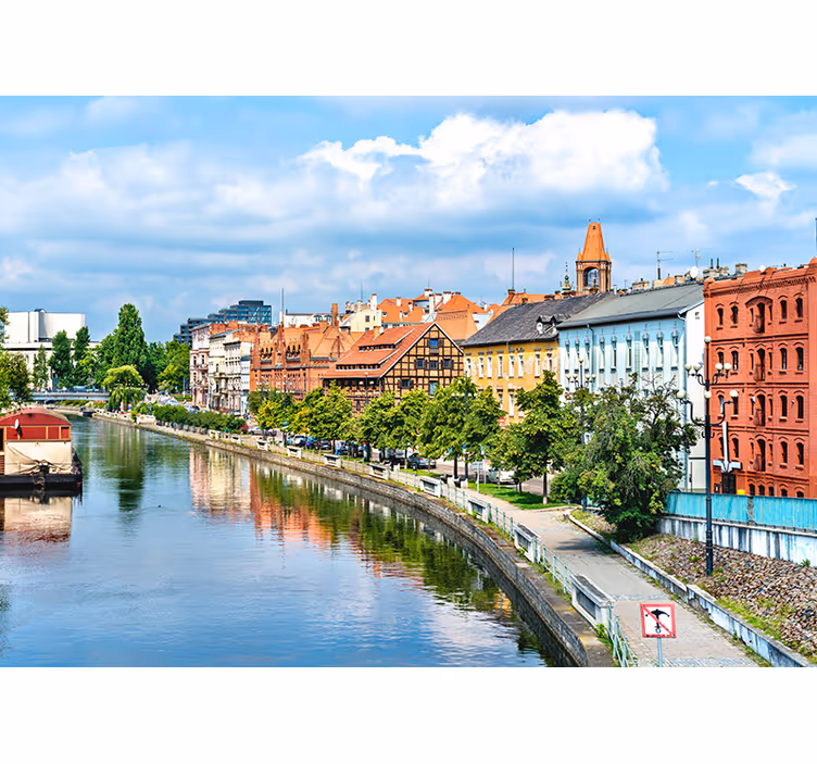Heritage Urban Landscape Reflection city wall mural - TenStickers
