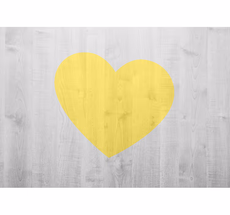 Romantic wall mural heart symbol - TenStickers