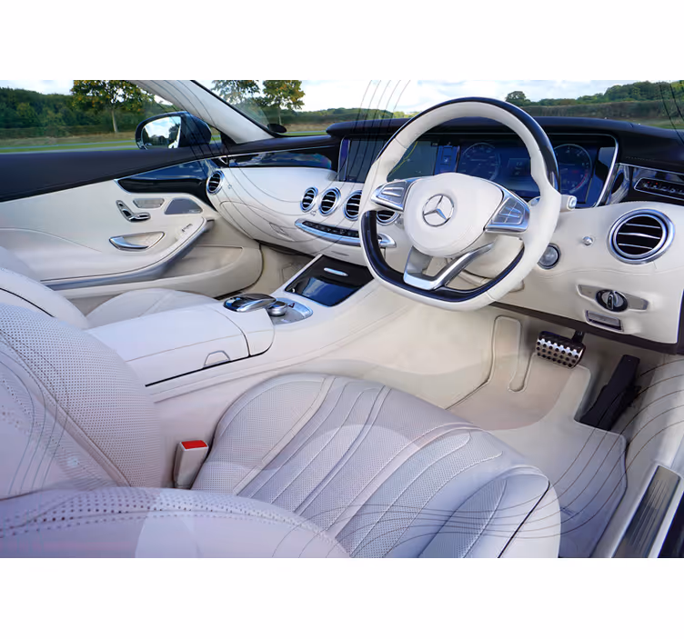 Wall mural vehicle luxury car interior - TenStickers