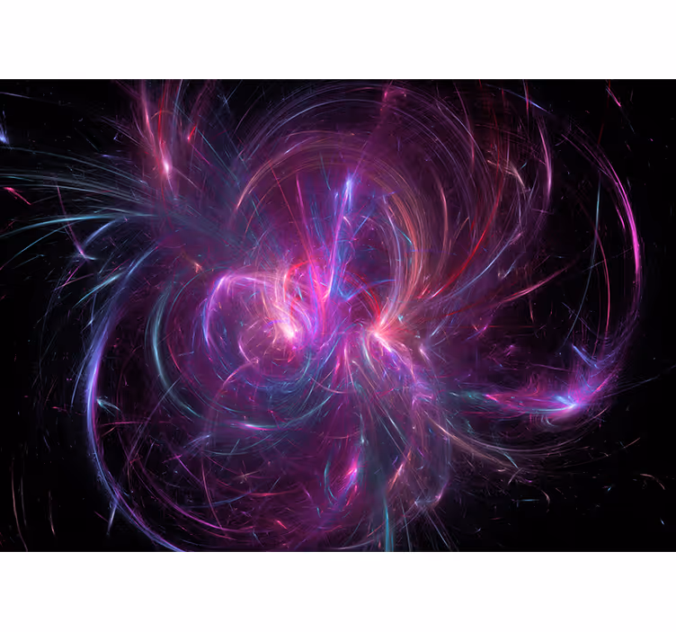 Abstract wall mural cosmic energy swirl - TenStickers