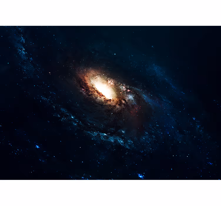 Space wall mural cosmic swirl design - TenStickers