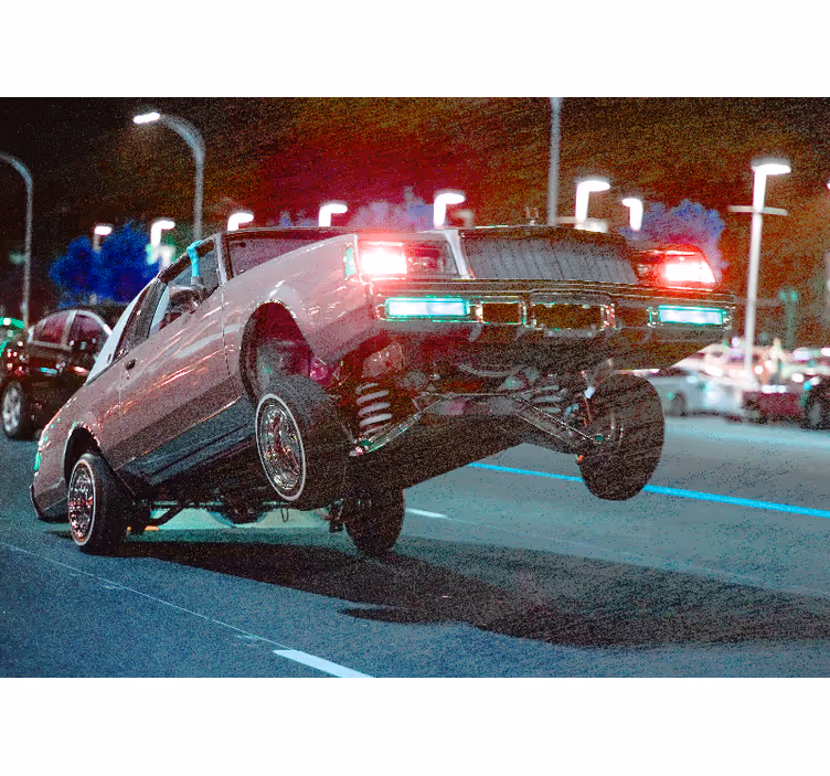 Wall mural vehicle classic car trick - TenStickers