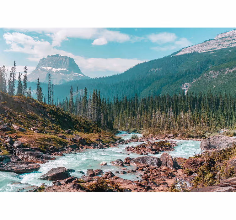 Beautiful river landscape Marriage Wall Murals - TenStickers