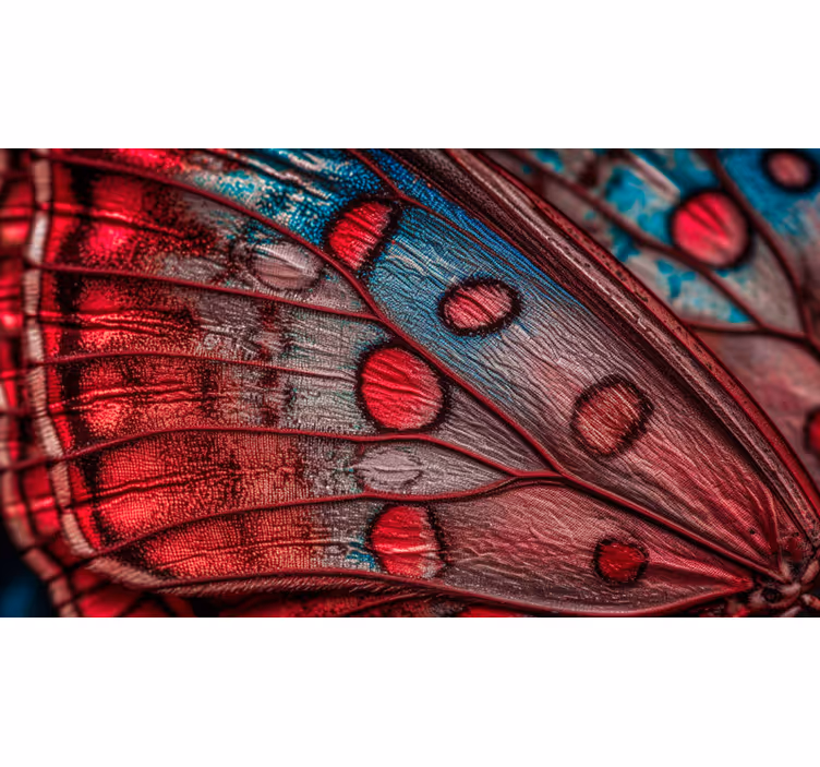 Mariposa ala Butterfly Wing living room wall mural - TenStickers
