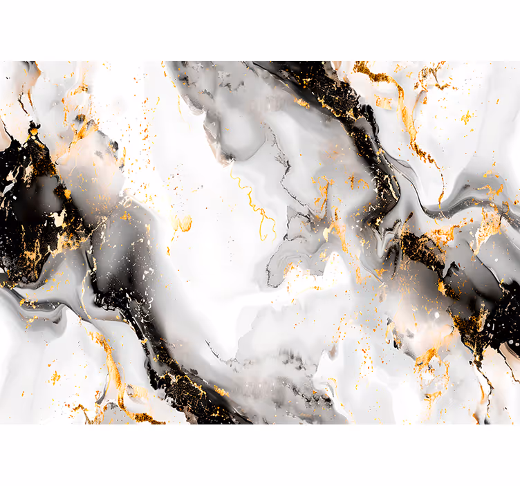 Black and white pattern Abstract Wall Murals - TenStickers