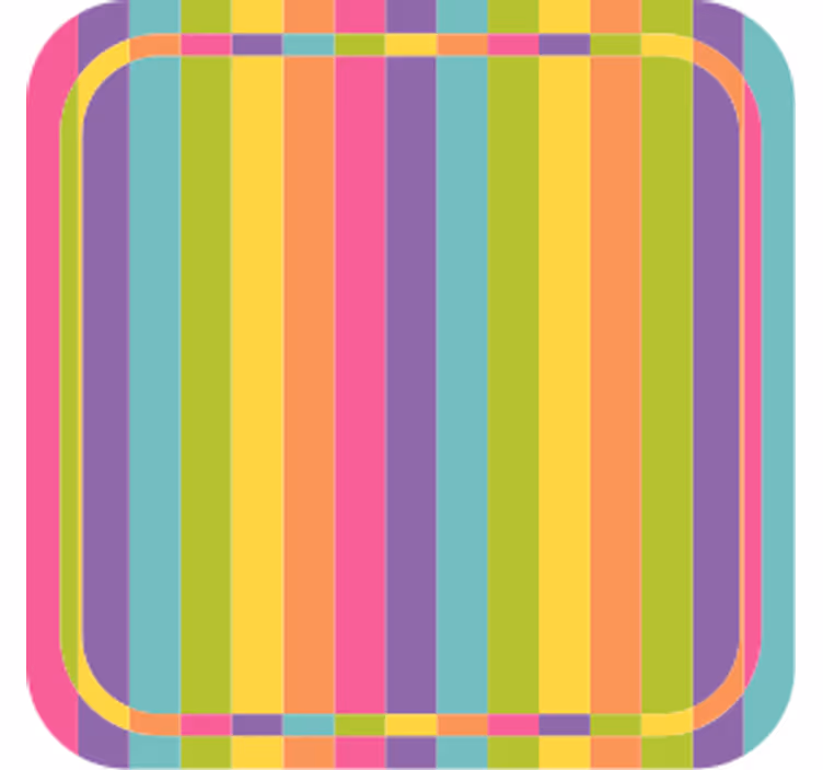 Beer mats with bright and colorful design - TenStickers