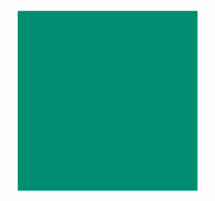 Mint colors modern coaster - TenStickers