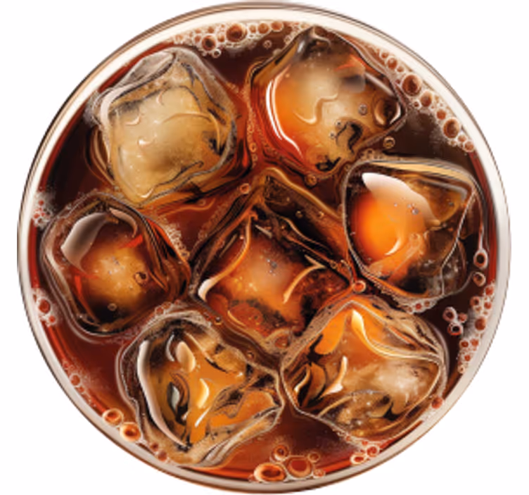 Cola drink more coasters - TenStickers
