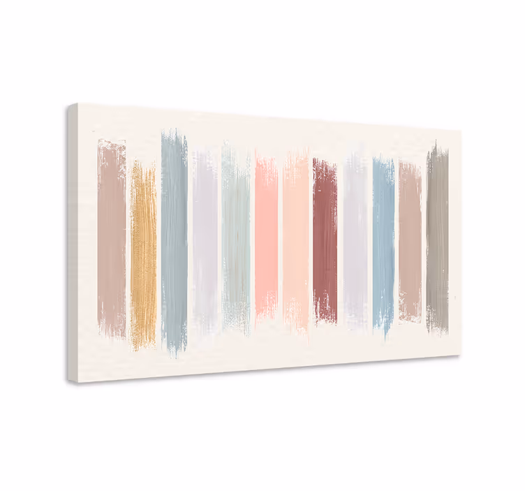 Abstract Stroke Art Canvas abstract wall art  1 - TenStickers