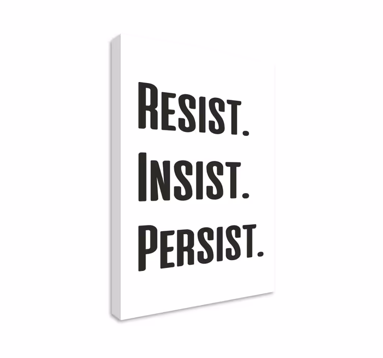 Quote canvas for empowering inspiration - TenStickers