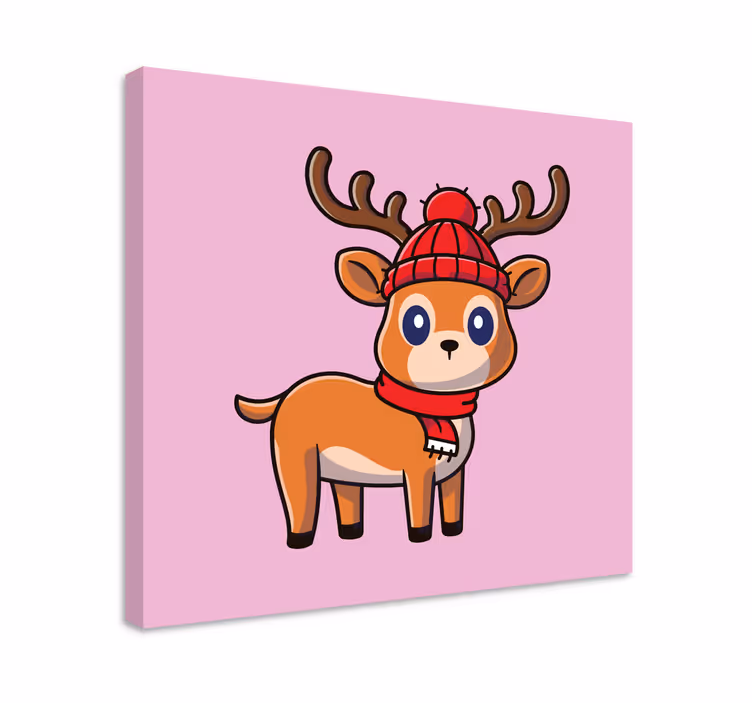 Horse wall art cute cartoon deer - TenStickers