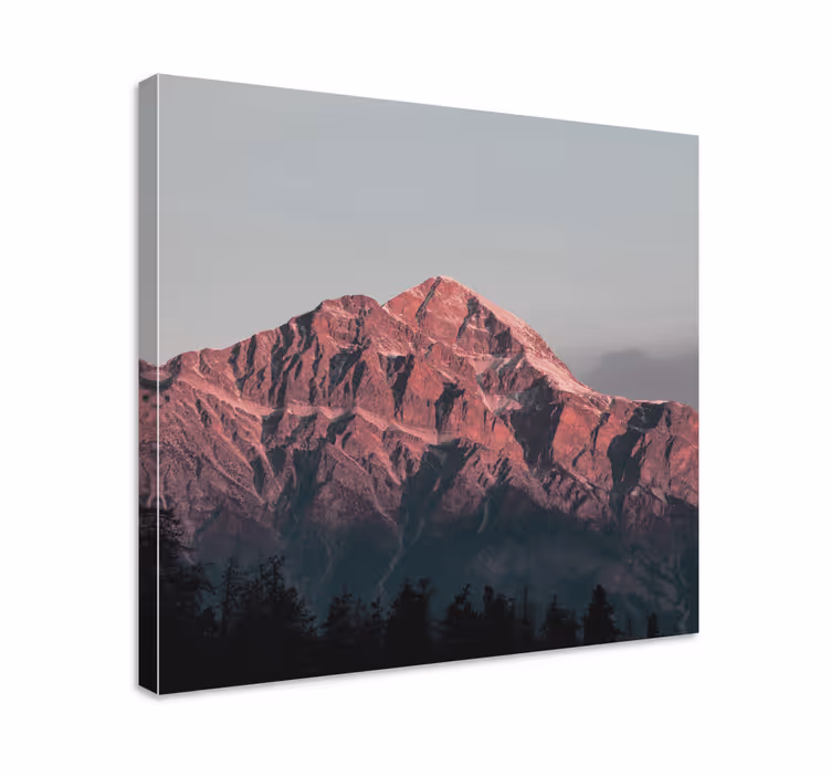 Landscape canvas of grand mountain peaks - TenStickers