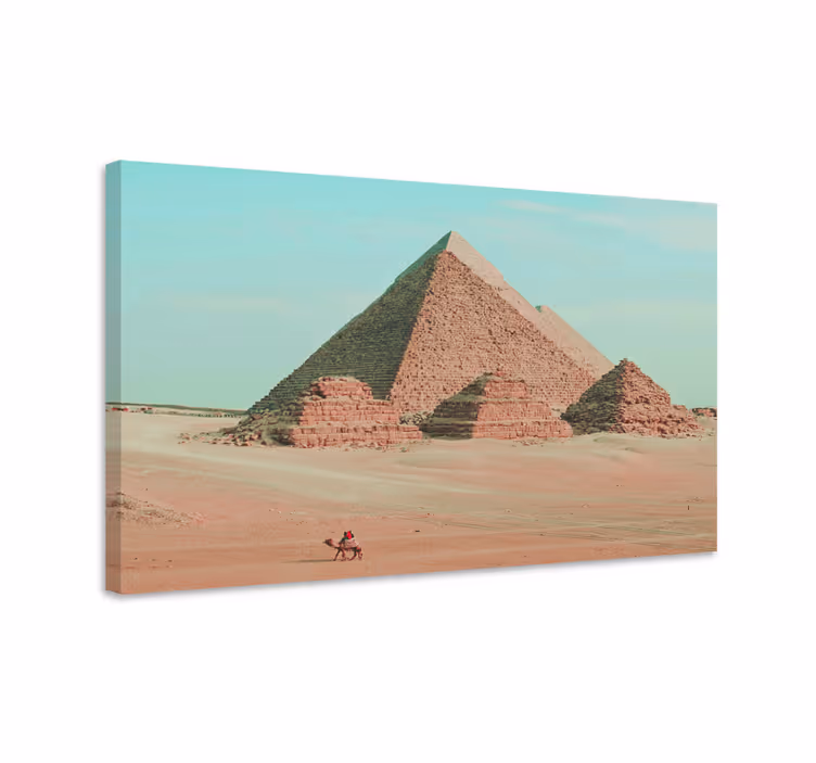 Cityscape wall art pyramids of giza - TenStickers