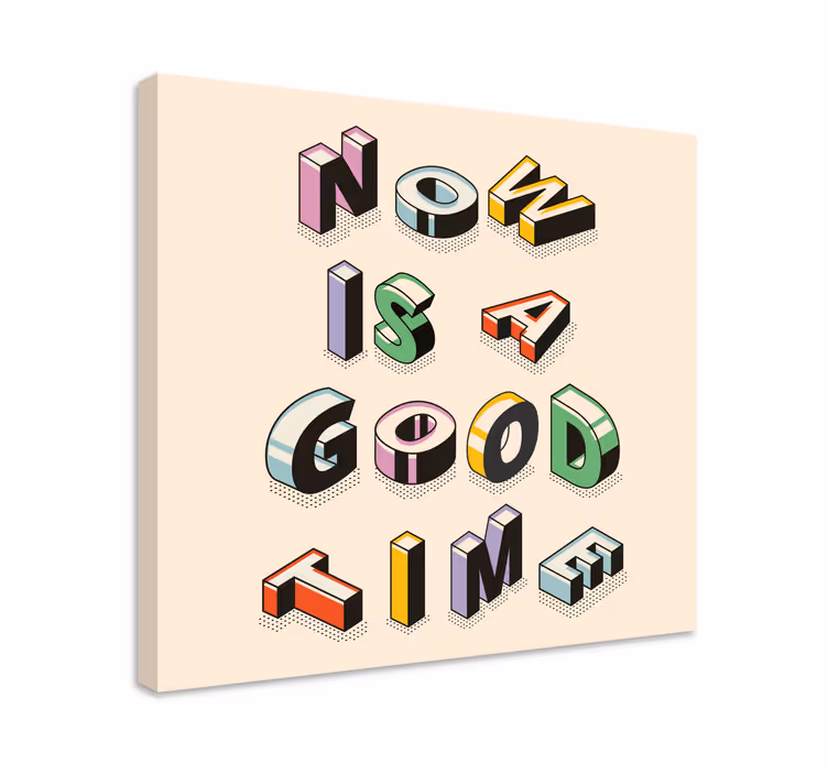 Quote canvas inspirational text artwork - TenStickers