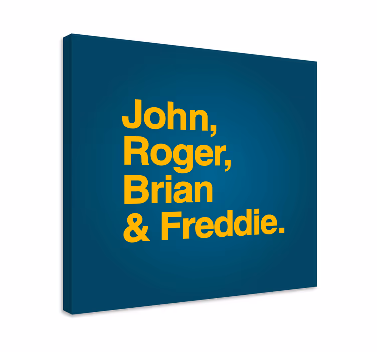 Abc canvas wall art personalized name collection - TenStickers