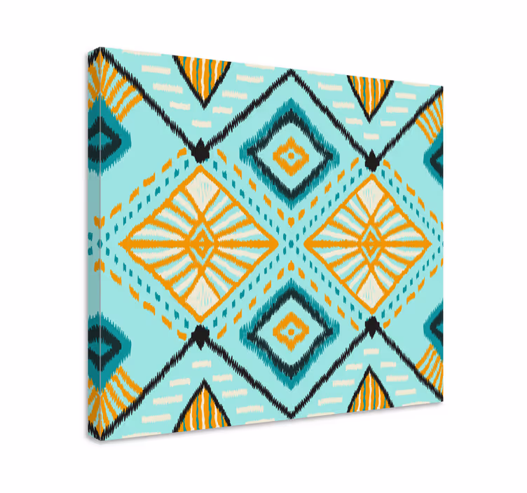 Music canvas art geometric pattern design - TenStickers