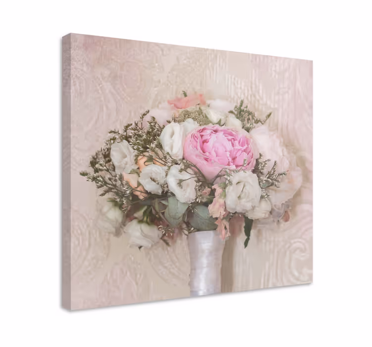 Flowers canvas soft floral arrangements - TenStickers