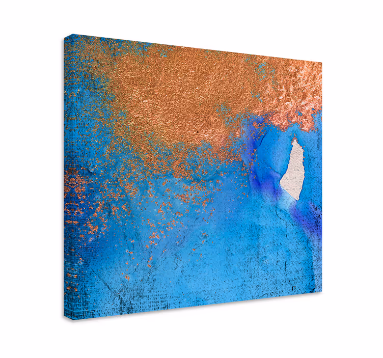 Textured ombre effect gold canvas art prints - TenStickers