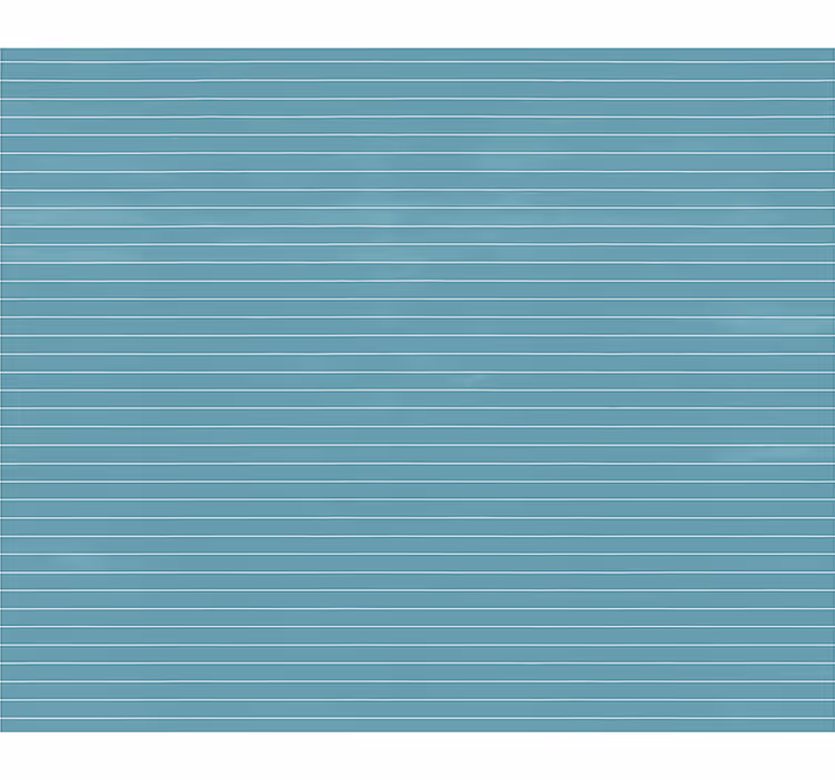Horizontal stripes design blue vinyl rug - TenStickers
