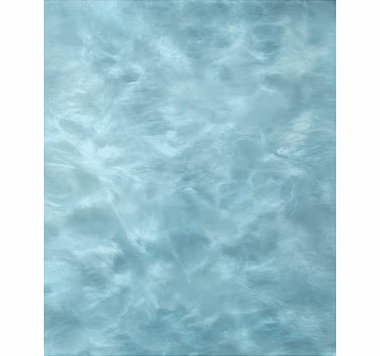 Water effect design blue vinyl rug - TenStickers