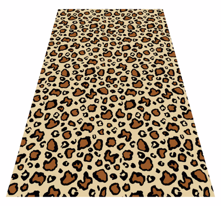 Classic leopard animal vinyl rug - TenStickers