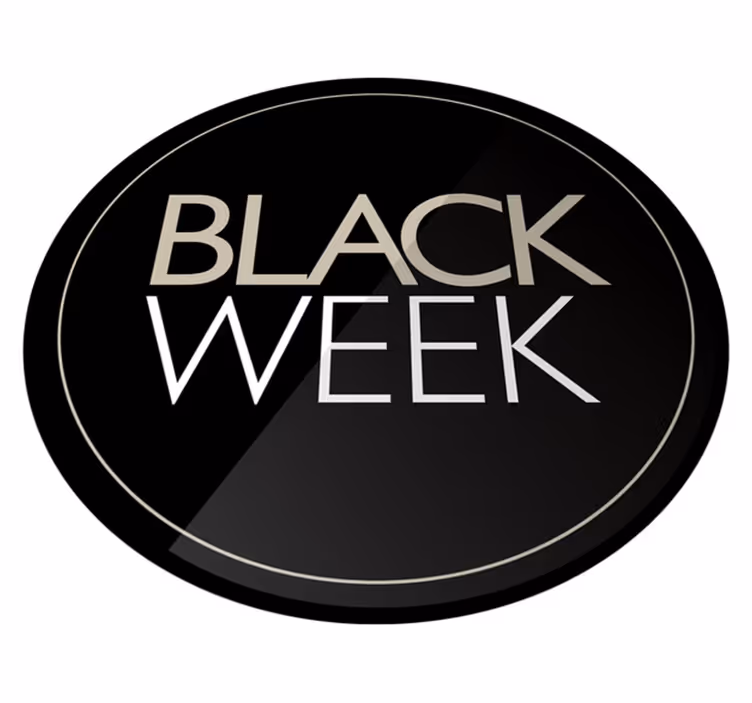 Black friday vinyl rug promo black week sale - TenStickers