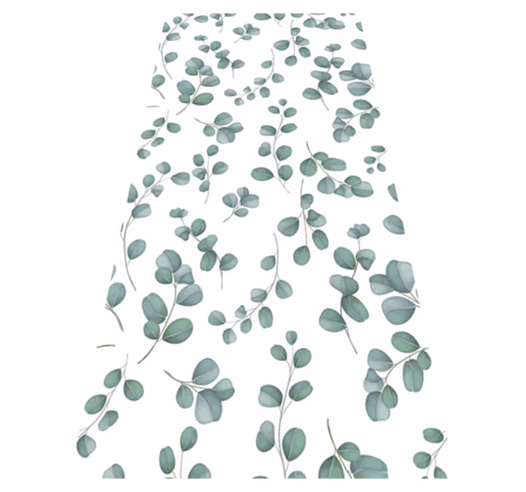 Flower rug elegant seamless watercolor floral - TenStickers