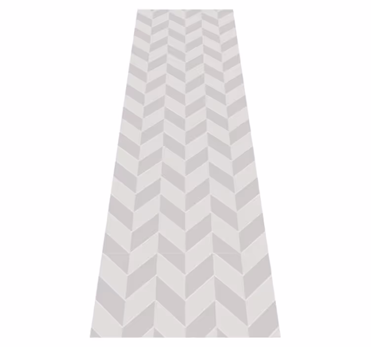 Geometric vinyl rug with geometric patterns - TenStickers