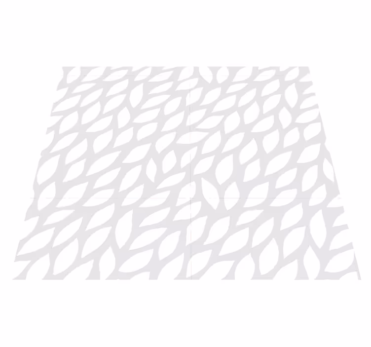 Bedroom vinyl rug seamless floral design - TenStickers