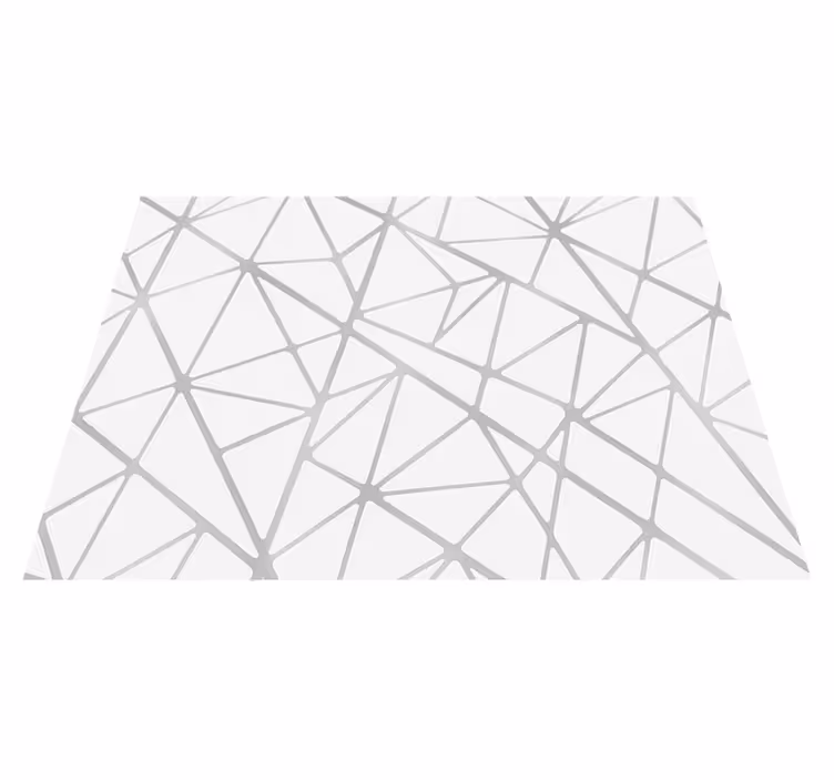 Bedroom vinyl rug artistic mural design - TenStickers