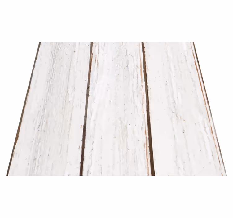 Bathroom vinyl rug with vintage wood stripes - TenStickers