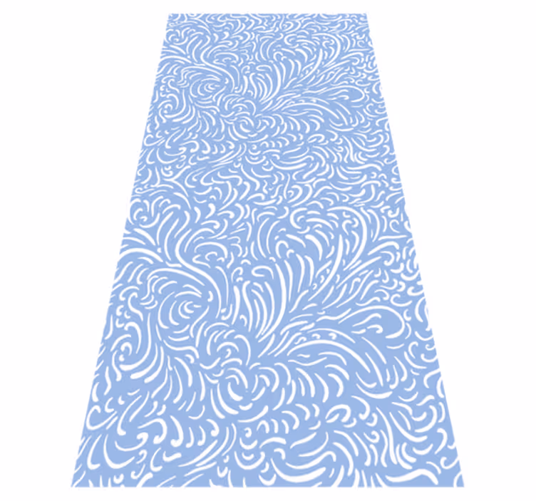 Office vinyl rug with icy design - TenStickers