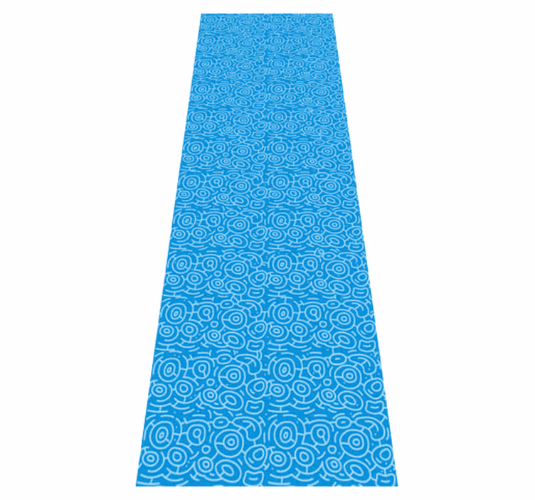 Abstract stains office vinyl rug - TenStickers