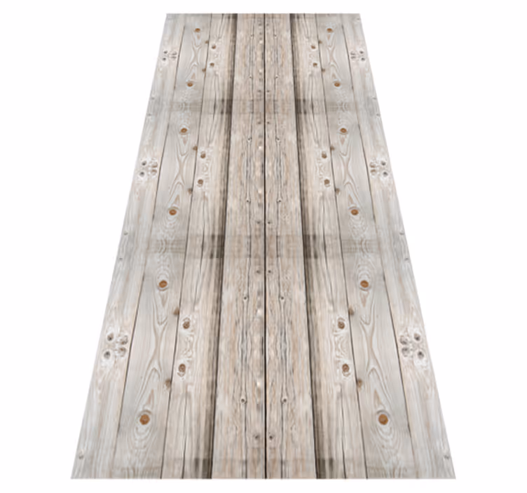 Office vinyl rug in white pine wood effect - TenStickers