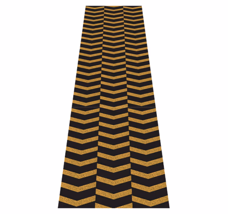 Office vinyl rug marble gold lines - TenStickers