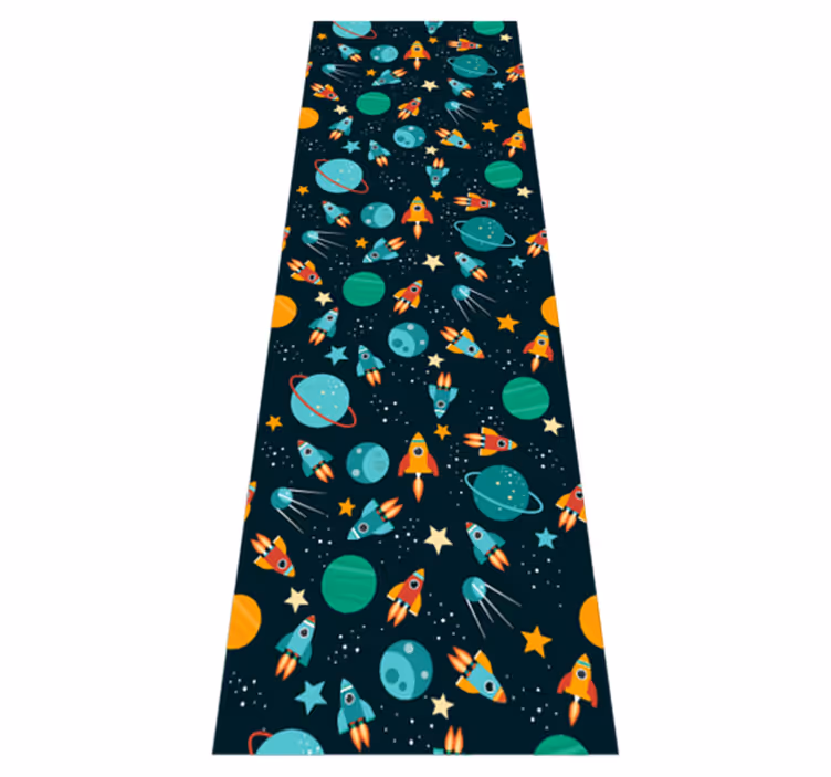 Bedroom vinyl rug cute design for kids - TenStickers