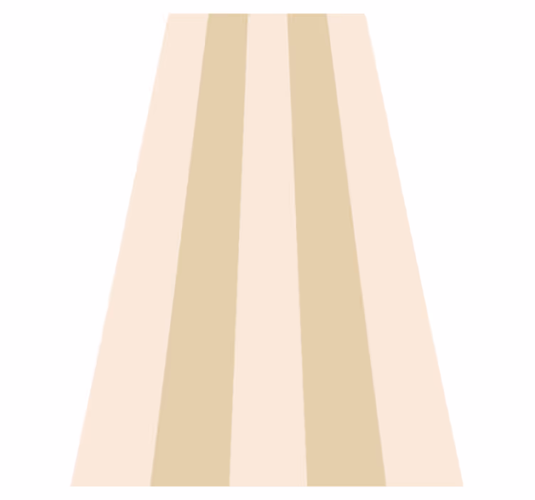 Bedroom vinyl rug in beige hues - TenStickers