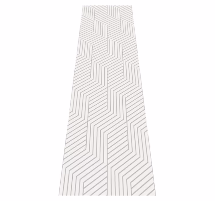 Bedroom vinyl rug with modern octagonal design - TenStickers