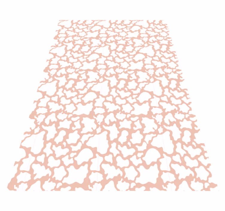 Textured Pink animal print rug - TenStickers