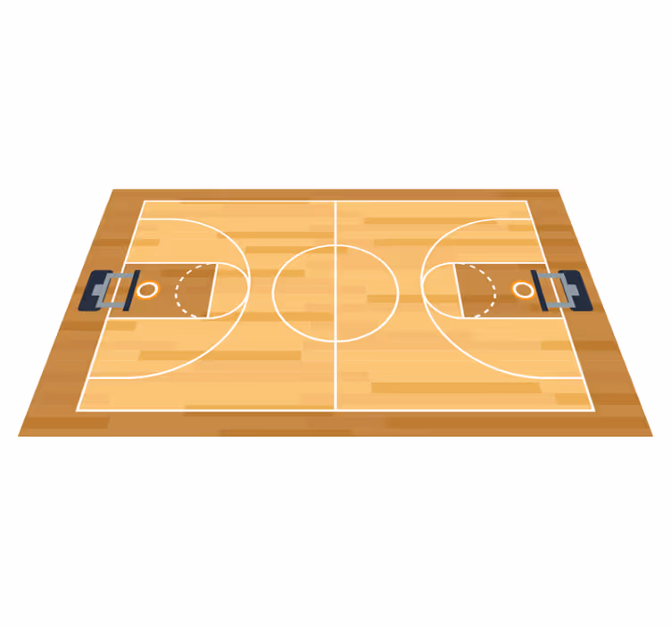 Vinyl rug for basketball teens - TenStickers