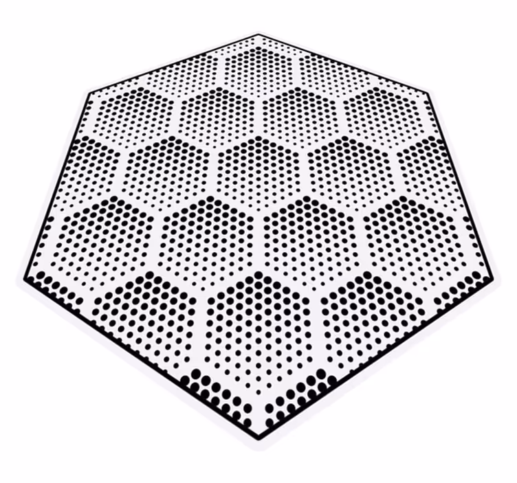 Dot Figures geometric rugs - TenStickers