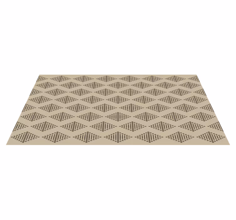Bohemian effect diamond geometric rugs - TenStickers