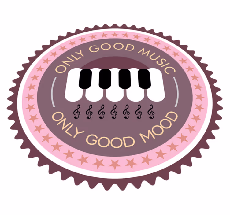 Big piano modern rug for living room - TenStickers